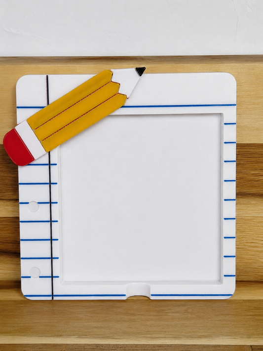 Personalized Teacher Pencil & Notebook Sticky Note Holder