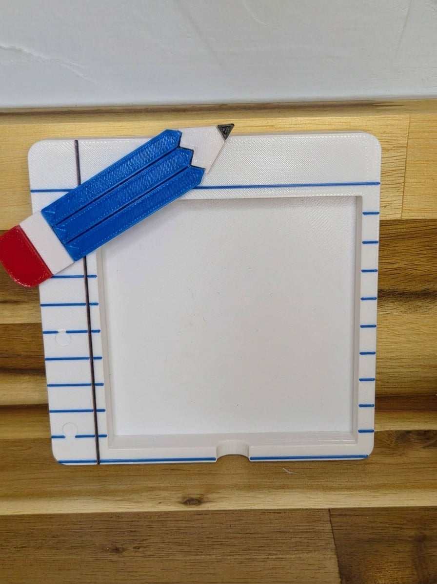 Personalized Teacher Pencil & Notebook Sticky Note Holder